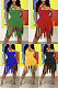 Irregular neck solid dress LM88851