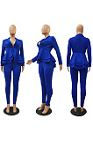 Ruffle air layer professional uniform casual suit female CM610