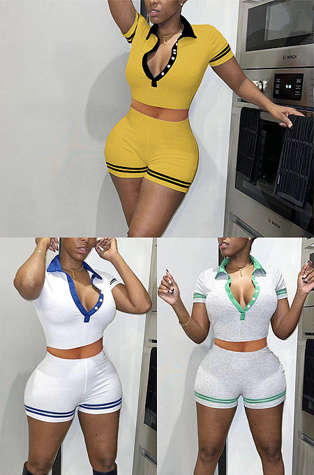 Button stitching set with pit strip fabric WM22310