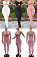 Suspender cut-out slim fit one-piece pants SXS6081