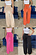 Slim fitting velvet high waist personalized horn pants SN390315
