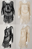 Beach blouse hand hook hollow knitted skirt JRMY2288