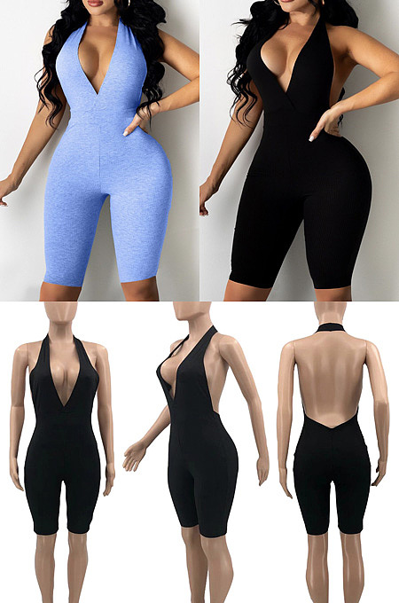 Hanging neck Jumpsuit AYQ9037