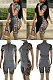 Zipper leopard stitching two piece set SQ959