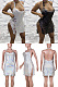 Ruffled Sequin dress MA6656