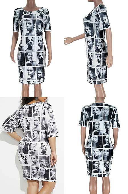 Large Plaid light loose dress PT98232
