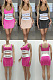 Slim letter Print Skirt Set MR2145