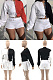 Cardigan loose bandage temperament commuter long sleeve + Pants Set QQ5259