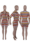 Single breasted polo shirt and knitted Jumpsuit TZ9150
