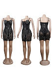 Diamond fringed dress K9007