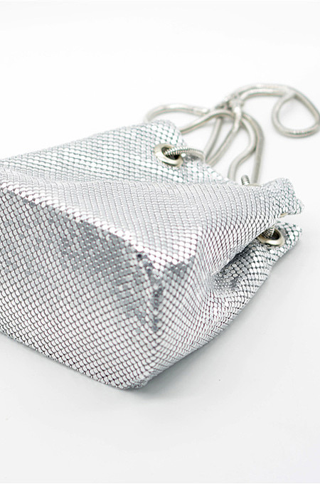 Sequin single shoulder diagonal Bucket Bag DNX2003