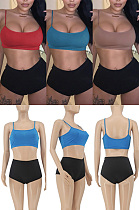 Solid versatile two piece casual set SMY8088