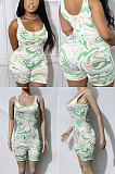 Casual printed sleeveless Jumpsuit JH316