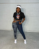 Personalized printed cotton T-shirt LY819