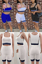 Pit stripe Shorts Set super elastic thread movement YMT6259