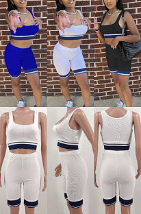 Pit stripe Shorts Set super elastic thread movement YMT6259