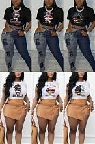 Personalized printed cotton T-shirt LY819