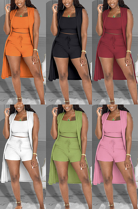 Tongkeng bar solid color three piece suit ZDD31210