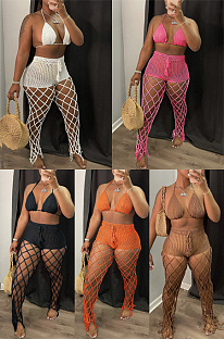 Hollow out perspective beach fishing net hook set ZS0228