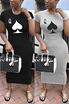 Offset solid dress AWL0012