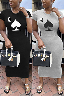 Offset solid dress AWL0012