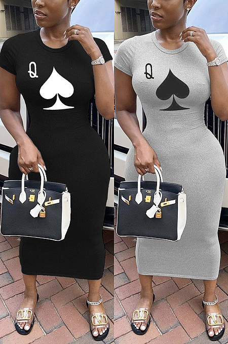 Offset solid dress AWL0012