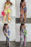 Printed Halter backless Jumpsuit ZNN9141