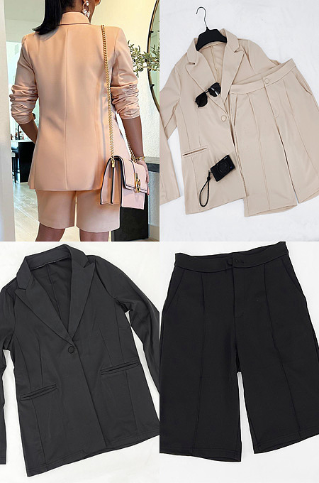 Suit suit jacket shorts two piece suit AL205