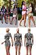 Printed Shirt Two-Piece