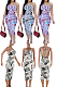 Letter Printed Maxi Dress