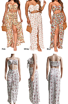 Floral Off Shoulder Long Dress