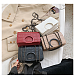  Flap Buckle Design Crocodile Pattern PU Shoulder Bag