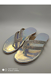 Rhinestones Flip-Flops Flat Slippers