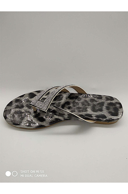 Rhinestones Flip-Flops Flat Slippers