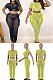 Hollow Out Crop Top and Skirt Set