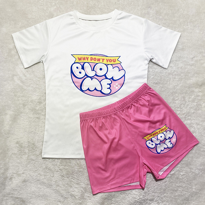 Printed Shorts Set