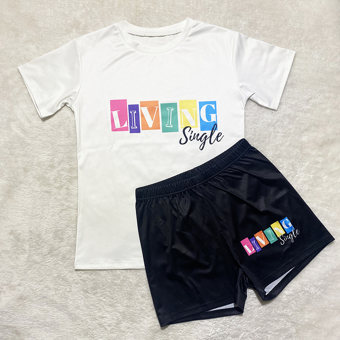 Printed Shorts Set