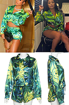 Long Sleeve Shorts Set