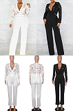 Plunge Neck Jumpsuit