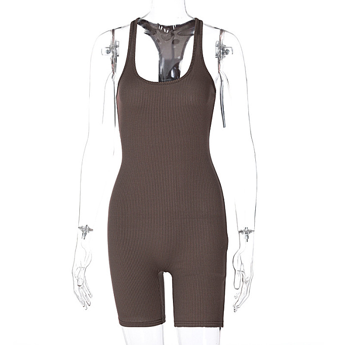 Ribber Tank Romper