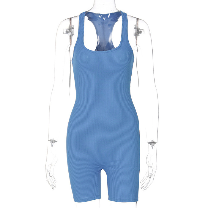 Ribber Tank Romper