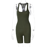 Ribber Tank Romper