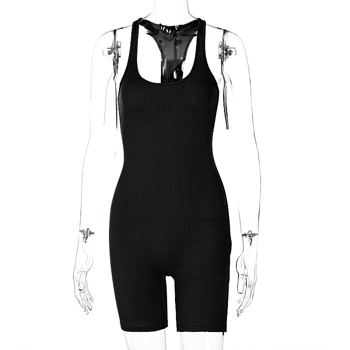 Ribber Tank Romper