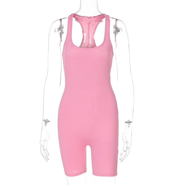 Ribber Tank Romper
