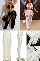 See-through Tassel Pants 