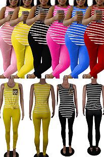 Zebra Tank Top Pants Sets