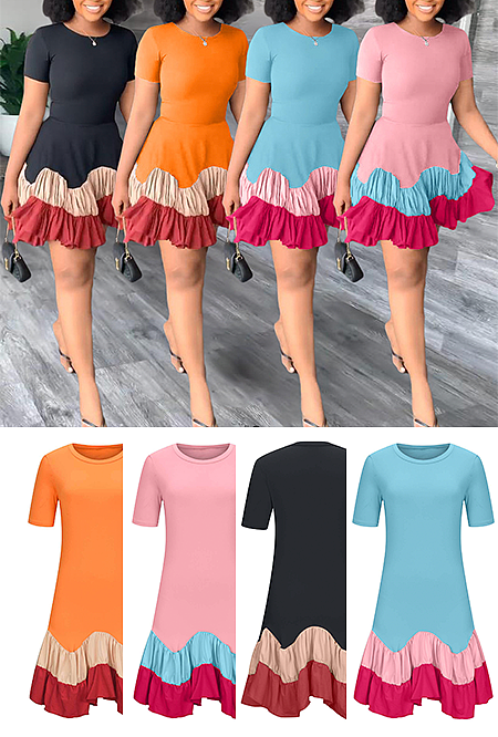 Flared Hem Dress