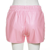WHOLESALE | Leather Side Pockets Shorts
