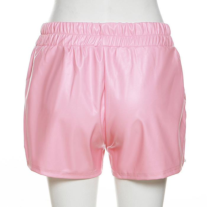 WHOLESALE | Leather Side Pockets Shorts