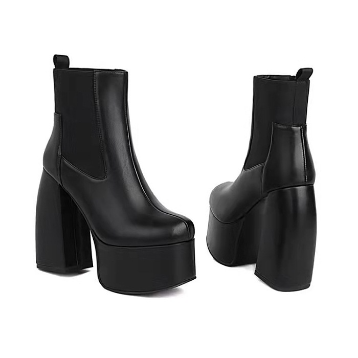 Pu Material Platform Heels